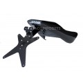 AviaCompositi Carbon Fiber License plate Mount Kit  for Tail For Single Muffler Exhaust for Ducati Hypermotard 1100 / Evo / 796